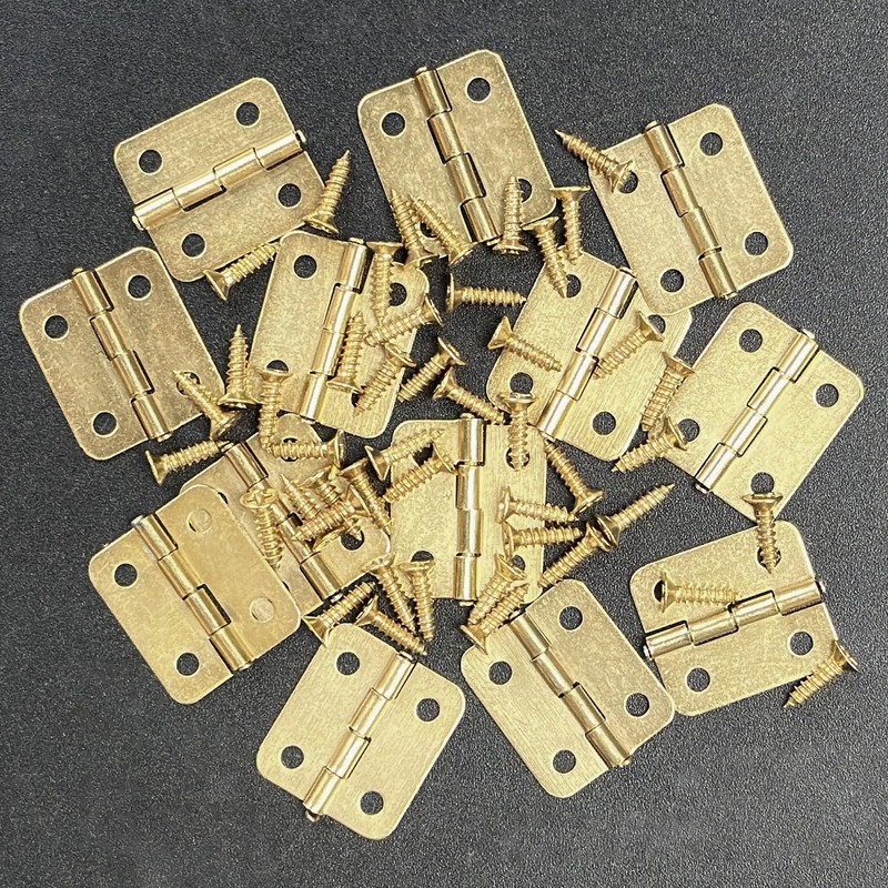 60 PCS Small Mini Hinges for Jewelry Boxes and Storage