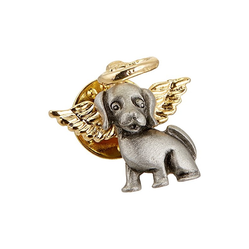 Dog Angel Memorial Lapel Pin, Bereavement and Sympathy Gift for