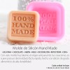 Mercader Digital 100% Hand Made Molde Cuadrado De Silicon Velas