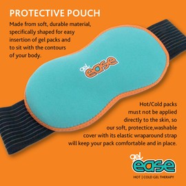 Gel Ease Impacco Gel Caldo e Freddo, Sollievo dal Dolore con Applicazioni Calde e Fredde, Sollievo Lenitivo per Muscoli e Articolazioni, Elimina Gonfiore e Infiammazione, Pacco da 2