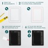 ECOPRO VENT 8" x 12" Black Plastic Access Panel. Service