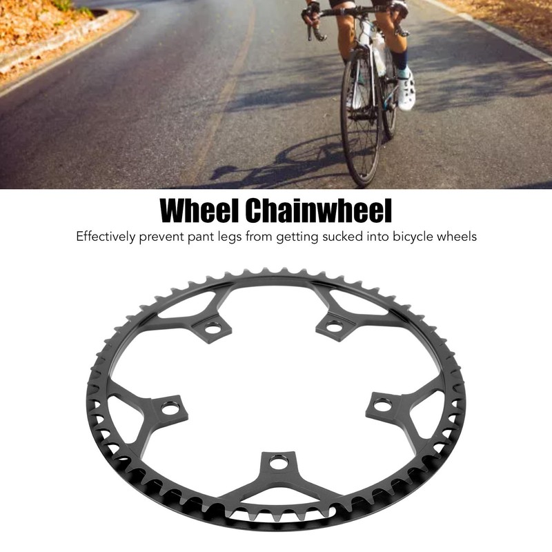 Folding Bike Chainring Aluminum Alloy CNC Processing Wear Resistant Protective