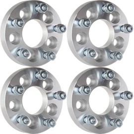 LSAILON 4pc 1" 5x100 to 5x114.3 Wheel Spacers Adapters 12x1.5 Studs 64.1mm CB Adapters fit for 1987-1996 for Corsica 1995-1997 Cirrus
