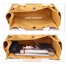 TeeYee Women's Medium Handbag Canvas Shoulder Bag Shopper Multi Compartments