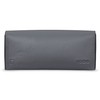 Brontë Bookworm Leather Glasses Case, Sunglasses Case, Flap Over, Grey