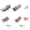 SanilParts 10 Kit 2 Pin Way DT Series Connector, DT04-2P