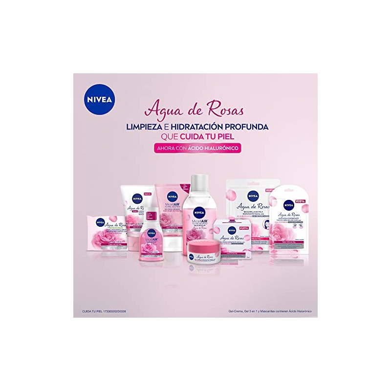 NIVEA Agua de Rosas Agua Micelar (100 ml) - Remueve