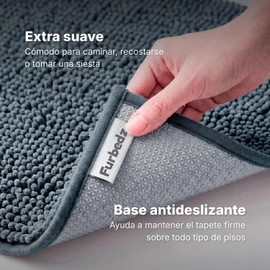 Furbedz Tapete para Perro, Absorbente, Atrapa Agua, Tierra y Suciedad