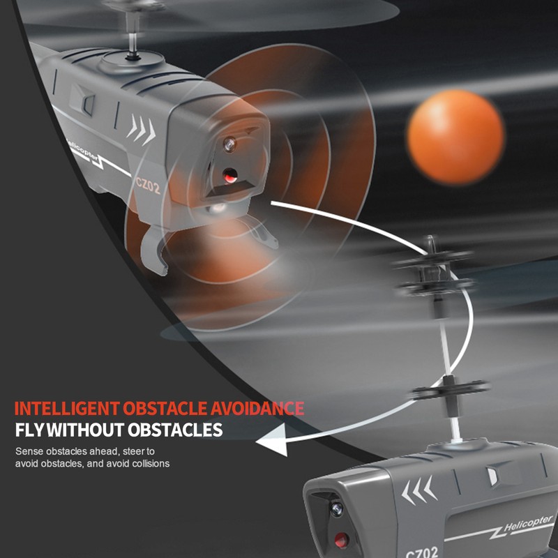 Remote Control Helicopter 3.5CH Remote Control Drone Gyroscope Stabilization Obstacle