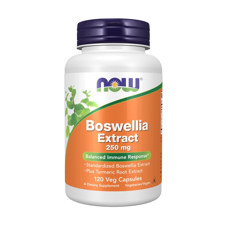 NOW Boswellia Extract 250 mg,120 Veg Capsules