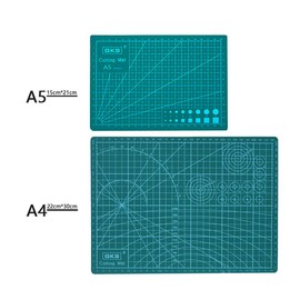 2pcs Self-Healing Cutting Mat(1*A4,1*A5), CESTLAVIE 5-Ply PVC Double Sided Long Lasting Durable Non-Slip Rotary Mat Great for Scrapbooking, Quilting, Sewing, and all Arts & Crafts Projects