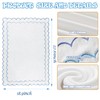 Xkdamai 1Pcs Scalloped Bath Mat Towel 100% Cotton Scallop Bathroom