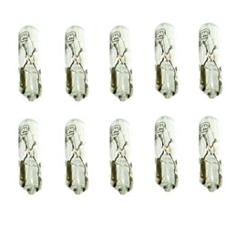 Confezione Da 10 Pezzi Lampada Alogena T5 W1,2W 12V 1,2W W2x4.6d
