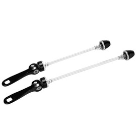 Aluminum Alloy Hub Quick Release Lever, Rust and Abrasion Resistant Bicycle Hub Quick Release Skewer Lever for 135mm Rear Cycling (Black)