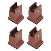 4pcs Adjustable Furniture Risers with Screw Clamp Rubber Bed Couch