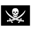 Pack of 10 Pirate Flag Stickers Jolly Roger Sticker 7.4