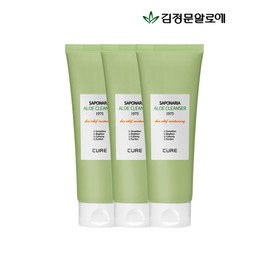 Half Club/Kim Jung Moon Aloe Cure Aloe Saponaria Cleanser 1975 3 pieces / 김정문알로에 큐어 알로에 사포나리아 클렌져 1975 3개