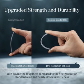 1kg 3D Printing Resin Conjure Standard Resin, 405nm Standard UV Light Curing Photopolymer Fast Curing Resin for LCD/DLP/MSLA 3D Printer,Near-Expiry Resin - Limited Stock (Black, 1kg)