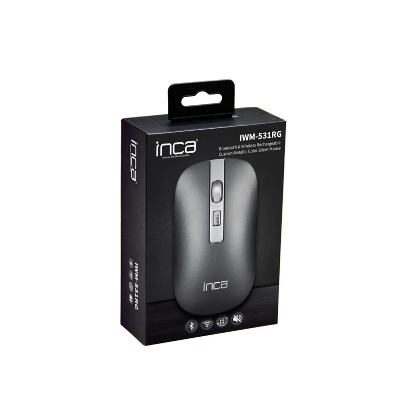 Inca IWM-531RG mouse Wireless Bluetooth Optical 1600 DPI Wireless wireless