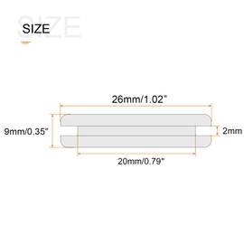 TA-VIGOR 20Pcs Round Rubber Grommets, 20mm Double-Sided Rubber Hole Plug Electrical Wire Gaskets, White Rubber Hole Synthetic Rubber Plug for Wire, Cable and Plugs Protection