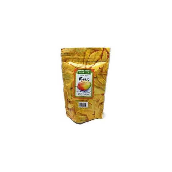 Trader Joe's Freeze Dried Mango 1.7 oz (Pack of 6)