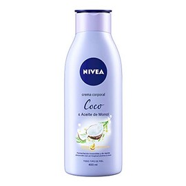 NIVEA Crema Corporal Humectante Senses Coco y Aceite de Monoi (400 ml) - 48 Horas de Humectacin Profunda y Rpida Absorcin - Delicado Aroma a Coco...  