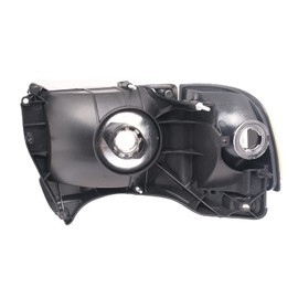 Reinko Headlights w/Corner Lights Compatible with 94-01 Dodge Ram 1500 94-02 Ram 2500 3500 (Non-Sport Models), Driver and Passenger Side Headlight Headlamp Assembly, Chrome Housing Clear Lens