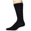 BOSS Men's Solid Ribbed Cotton Socks, Coal, 7 13