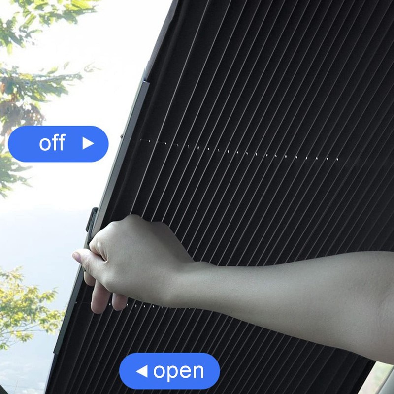 Retractable Car Sun Shade, Retractable Car Sun Shade 70cm Width