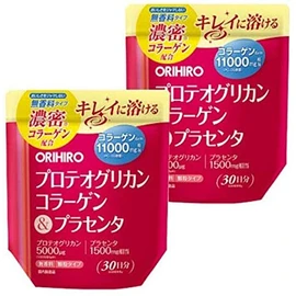 Orihiro Proteoglycan Collagen & Placenta, 6.3 oz (180 g), Set of 2