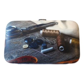 Groves Chestnut Sewing Kit Purse Notions Design N4347/CH