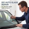 2Pcs Silver Professional Windshield Glass Drill Auto Glass Wind Shield
