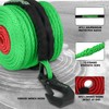 STEGODON Winch Rope 1/4in X 50ft Synthetic Winch Rope Kit,10000LBS