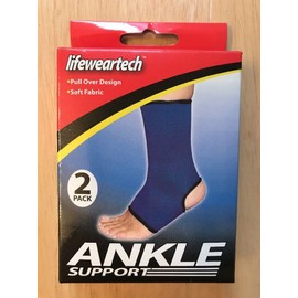 Lifeweartech Elastic Ankle Support Compression Sleeve- 2 pack