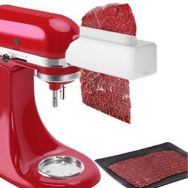 Meat Tenderizer Attachment for KitchenAid Stand Mixers, Aluminum alloy gears Meat Tenderizer Machine, Steak Cuber Processor Accessories for Effortless Meat Preparation, Dishwasher Safe