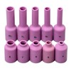 Alffun 67pcs TIG Gas Lens Back Cap Collet Body Assorted