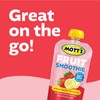 Mott’s Fruit Smoothies Strawberry Banana, 4.2 oz Clear Pouches, 24