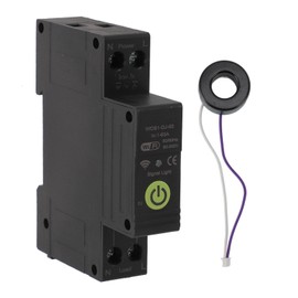 WiFi Smart Circuit Breaker Switch Din Rail Mount Timer for Tuya Home Time Relay with Various Protection 1P 230V 63A