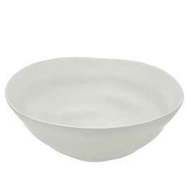 Matte Wave 10.75" Serving Bowl, White