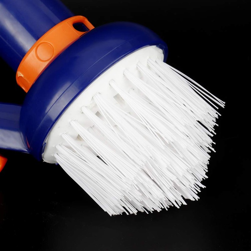 BORDSTRACT Pool Corner Vacuum Brush Swimming Pool Step Vac Brush
