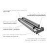 MELDIKISO Media Roll Holder Mobile Tray for Roll Printing Film
