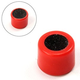 Funky Chalk Red Plastic DOUBLE TIP DOMER for Shaping Snooker Pool Cue Tips