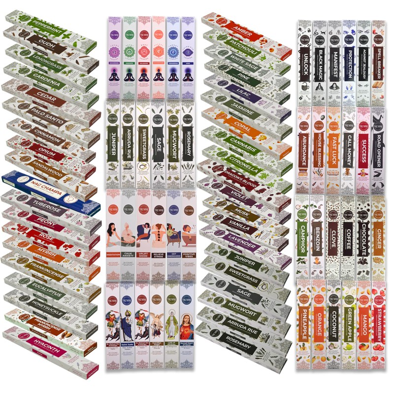 Trumiri Incense Sticks - Insence-Sticks - 12 Random Scents Variety