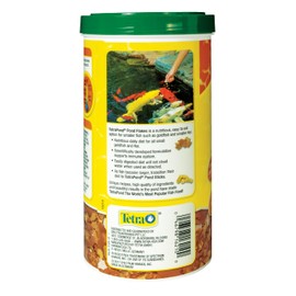 TetraPond Pond Flakes, Complete Nutrition for Smaller Pond Fish, Fish Food for Goldfish and Koi Fish, 6.35 Ounces
