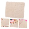 LALAFINA 3sheets Faux Wool Padding Fabric for Insole Versatile Sewing