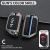 SANRILY Luminous 3 Button Flip Key Fob Cover Case Fit