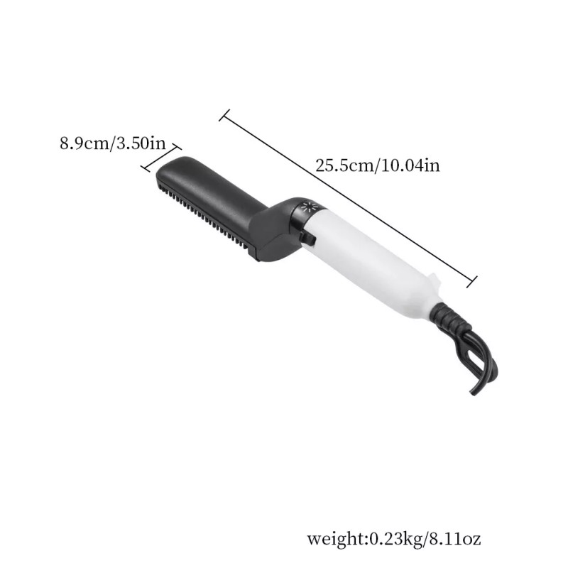 Unbranded US 1-2 Pack Hair Beard Straightener Men Comb Electric