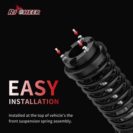 Richeer 2 inch Leveling Lift Kit Compatible with 2005-2023 Tacoma 2003-2023 4Runner, Leveling Lift Kit Fit for 05-23 Tacoma/03-23 4Runner Front Strut Spacers Raise the Front of your Pickup by 2"