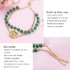 LParkin Pulsera Mujer Hermana Acero Inoxidable Regalo Cumpleaños Hermana Pulsera