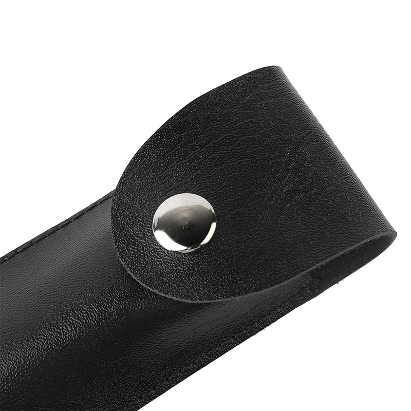 Wine Bottle Opener Leather Case, Corkscrew Holster Foil Cutter PU
